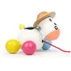 Image de Jouet à trainer Vache Baby Rosy Vilac® - Jouets en bois VL1836