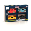 Image de Coffret 4 voitures en bois Super Cars Vilac® Vilacity VL2369