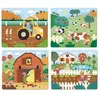 Image de Set 4 Puzzles en bois évolutif 'La Ferme' Vilac® - Jouets puzzle en VL2632