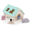 Image de Boîte à forme en bois Maison des animaux Sarah Betz Vilac® VL7119