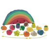 Image de Jeu de perles à enfiler Fruits en bois 'Tutti Frutti' Andy Westface® VL7416