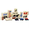 Image de Coffret tampons en bois Ours Pompon Paris Vilac® France VL9105