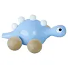 Image de Vilac - Jouets à Promener Gino Le Dino Bleu Ciel Balles pour bébés, Couleur Bleu (1710B)