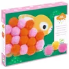 Image de Collage de pompons - Animaux et ronds pompons