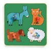 Image de Djeco Puzzle Cadre en Bois - Family Farm 01061