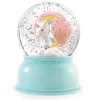 Image de Djeco Veilleuse Boule à neige Licorne, 1 Unité (Lot de 1), Bleu