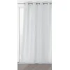 Image de Linder 1013/10/375AB Uni Rideau à  illets Polyester Blanc 145 x 240 cm