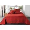 Image de Linder Couvre Lit texturé à Motif tressée Rouge 100% Polyester en Dimensions 250x260 cm