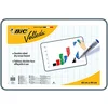 Image de BIC Velleda Tableau Double Face Effaçable à Sec (60 x 90 cm) - Gris, Pack de 1