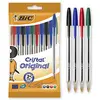 Image de BIC Cristal Original Stylos-Bille - Couleurs Assorties, Un Paquet de 10