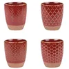 Image de Table Passion - Coffret de 4 gobelets Jaspe Rouge 20 cl