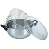 Image de Beka frietpot RVS 18/10 met mand en glazen deksel - 26 cm