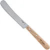 Image de OPINEL - Couteau Petit-Déjeuner Hêtre - Couteau OPINEL À Bout Rond en Acier Inoxydable - Lame Inox 11,5 cm Spécial Petit Déj  - Manche Bois de Hêtre