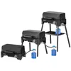 Image de Campingaz Tour & Grill S Barbecue à gaz | Utilisable comme barbecue de table ou sur pied | Barbecue portable avec couvercle & pieds amovibles | Pour camping, balcon et terrasse | 2400 W