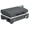 Image de Campingaz Sigma 1 CV Plancha à gaz avec couvercle | Plaque de cuisson 2,8 kW | Barbecue de table portable | Surface en acier émaillé | Brûleur avec technologie BlueFlame pour griller méditerranéen