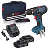 Image de Bosch Professional 0615990K45 - GSB 18-2 -LI Perceuse à Percussion professionnelle à Batterie. 18 V. 2 Vitesses. 0-500/1450 tr/min. 39/19 Nm. Mandrin de 10 mm 1,5 Kg