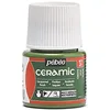 Image de Pébéo - Ceramic - Couleur Opaque pour Terre Cuite, Céramique et Faïence - Effet Brillant - Finition Laquée - Flacon 45 ml, Vert