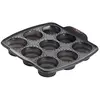 Image de Tefal Crispybake Moule 9 muffins silicone rétractable Noir 30X29 cm J4174714