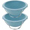 Image de Zenker 9939050 Lot de 2 moules demi sphère pour ballon de foot, moule à gâteau demi sphère, moule robe de princesse, Silicone, Bleu, 18 x 9 cm