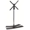 Image de Erard Lux-UP 1050L Pied TV Noir, Acier, 86,5x44x105 cm