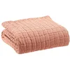 Image de Vivaraise - Plaid Swami   130x200 cm   Couverture d'appoint Chaude, jeté de canapé Doux   100% Coton lavé Stonewash