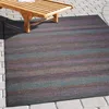 Image de THE DECO FACTORY Saint-Tropez - Tapis extérieur-intérieur Motifs Lignes Bleu 160x230
