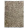 Image de THE DECO FACTORY Milano - Tapis tissé Plat Coton Noir et reflet lumière Gris 160x230