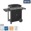 Image de Plancha gaz ENO Combo Initial 65 Inox 3 bruleurs sur chariot, 62x36 cm