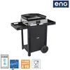 Image de Plancha électrique ENO COMBO INITIAL 50 noir inox sur chariot, 48x38 cm