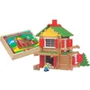 Image de Jouet Chalet en Rondins (135 pcs) Coffret Bois Jeujura | Ref: 8007 - JJ8007
