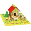 Image de Jouet en bois Jeujura® Kit la Maison du Comté 50 pcs | Ref: 8224 - J JJ8224