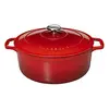 Image de Chasseur Cocotte Ronde Rouge Piment 24 cm 3,8 L 11832458