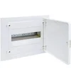 Image de Caja empotrable golf serie VF, 1 fila, 12M,puerta opaca blanca, regleta y chasis