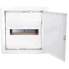 Image de Hager HAGVH12NC HWD Petit distributeur 1 rangée 12 TE avec porte en Rws RAL9010, porte