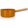 Image de OGO LIVING - CASSEROLE ECTOR 20CM ALU REVÊTEMENT CÉRAMIQUE JAUNE AVEC MANCHE BOIS - 7930272