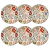 Image de NOVASTYL - LOT 6 ASSIETTES CALOTTES JAIPUR 19CM EN GRÈS - 2614622