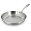 Image de MENASTYL - Poêle inox 18/10 Triply 28cm tous feux dont induction fabriquée en France - sans PFAS ni substances nocives - Compatible lave-vaisselle - Poignée rivetée - 6020487