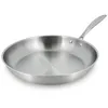 Image de MENASTYL - Poêle Triply 32cm en inox - Fabriquée en France - Compatible tous feux dont induction - 6020488