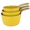 Image de SET 3 CASSEROLES SAFRAN ALUMINIUM COMPATIBLE INDUCTION 16/18 ET 20CM