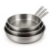 Image de MENASTYL - Set de 3 poêles professionnel 24/28/30cm en acier inoxydable - 6014034
