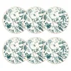 Image de NOVASTYL - Lot 6 assiettes plates botanic 27cm en porcelaine - 2614765