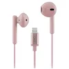 Image de T’NB Ecouteurs Filaires, Connecteur Lightning, Semi Intra Auriculaire, Son Stéréo, Microphone Intégré, Casque Compatible pour Apple iPhone/iPad, Certifiés MFI  Rose