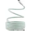 Image de Câble de charge TNB USB-C/USB-C 1.5m gaine aimantée vert