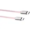 Image de Câble USB C TNB USB-C/USB-C 1.5m nylon rose
