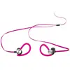 Image de WE Ecouteurs Sport Waterproof Rose Intra-auriculaire, Tour d'oreille Câble Plat