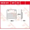 Image de Trw Plaquettes De Frein Avant Allround Organic Standard Suzuki Gsx 1100 F 89
