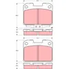 Image de TRW GDB3104 Jeu de Plaquettes de Frein