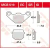 Image de Trw Plaquettes De Frein Frittées Offroad Adly (herkules) Interceptor 300 Sport 11