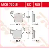 Image de Trw Plaquettes De Frein Arrière Frittées Offroad Hm Moto Cre 125 R 04