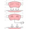 Image de TRW GDB1598 Jeu de Plaquettes de Frein
